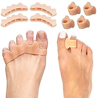 ZenToes Bunion Straighteners and Toe Separators Foot Pain Relief Bundle (Beige)