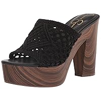 Jessica Simpson Womens Shelbie Cushioned Footbed Block Heel Dress Sandals