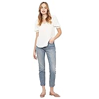 Karemele Short Sleeve Silk Top - 100% Silk Blouse for Everyday Wear