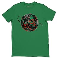 2s Christmas Design Camo Basketball Planet Sneaker Matching T-Shirt