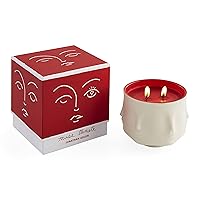 Jonathan Adler Muse Couleur Tomate Candle, White/Red
