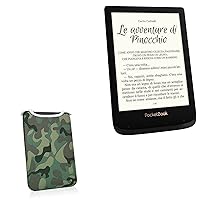 BoxWave Case Compatible with Pocketbook Touch Lux 4 - Camouflage SlipSuit, Slim Design Camo Neoprene Slip On Pouch