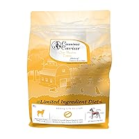 Canine Caviar Open Meadow Dog Food – Limited Ingredient Alkaline Holistic Dog Food – All Life Stages – Gluten Free, Ultra-Premium Dog Food – Healthy Skin & Coat – Lamb & Pearl Millet – 4.4 lbs