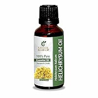Helichrysum Oil 100% Pure Undiluted Natural Uncut Therapeutic Grade Steam Distilled Essential Oils for Skin, Hair and Aromatherapy 5000ML