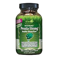 Prosta-Strong - Prostate Health Support with Saw Palmetto, Lycopene, Pumpkin Seed & More - 180 Liquid Softgels
