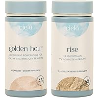 Cielo Golden Hour Antioxidant & Rise Multivitamin Set - 45 Day Supply