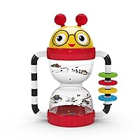 Baby Einstein Cal’s Sensory Shake-up Developmental Activity Rattle Toy, BPA Free, for Infants Ages 3 Months and up
