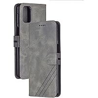 Wallet Case for iPhone 13/13 Mini/13 Pro/13 Pro Max, Premium Shockproof Function Leather Flip Wallet Protective TPU Case with Card Slots Kickstand (Color : Gray, Size : 13 Mini 5.4