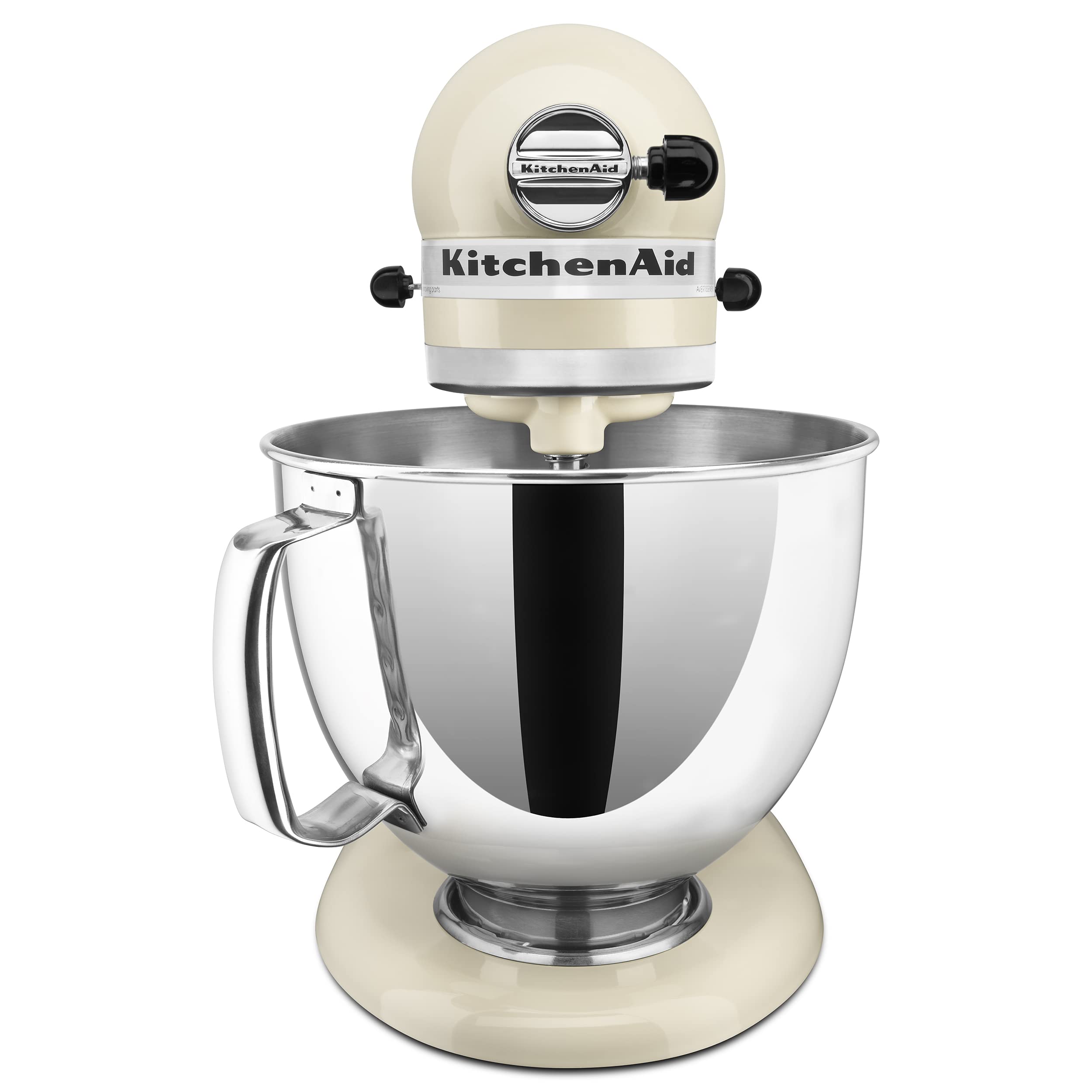 KitchenAid Artisan Series 5 Quart Tilt Head Stand Mixer with Pouring Shield KSM150PS, Almond Cream