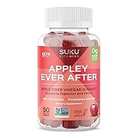 Appley Ever After - Methylated B12 Apple Cider Vinegar Gummies - Easy to Chew - Non GMO, Gluten Sugar Free - Amazing Apple Flavored Gummy Vitamins, 50 Count