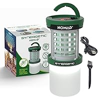 Nomad Bug Zapper Outdoor Cordless, Mosquito Zapper Outdoor, USB Rechargeable 2-in-1 UV LED Mosquito Lamp 200 Lumen, Fly Zapper Outdoor Indoor, Outdoor Bug Zapper for Patio Camping Home Backyard