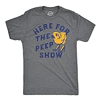 Mens Funny T Shirts Here for The Peep Show Sarcastic Graphic Tee for Men