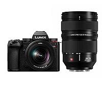 Panasonic LUMIX S5II Mirrorless Camera (DC-S5M2KK) with LUMIX S Pro 24-70mm F2.8 L-Mount Interchangeable Lens (S-E2470)