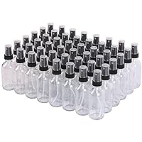 Clear Glass Small Spray Bottles 2 oz, Fine Mist Sprayer Pretty Finish, Refillable Containers mini spray bottles for Skin Care