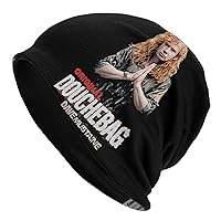 Dave Music Mustaine Beanie Cap for Men Women Soft Daily Knit Ribbed Beanie Hat Adult Warm Toboggan Hat for Unisex Black