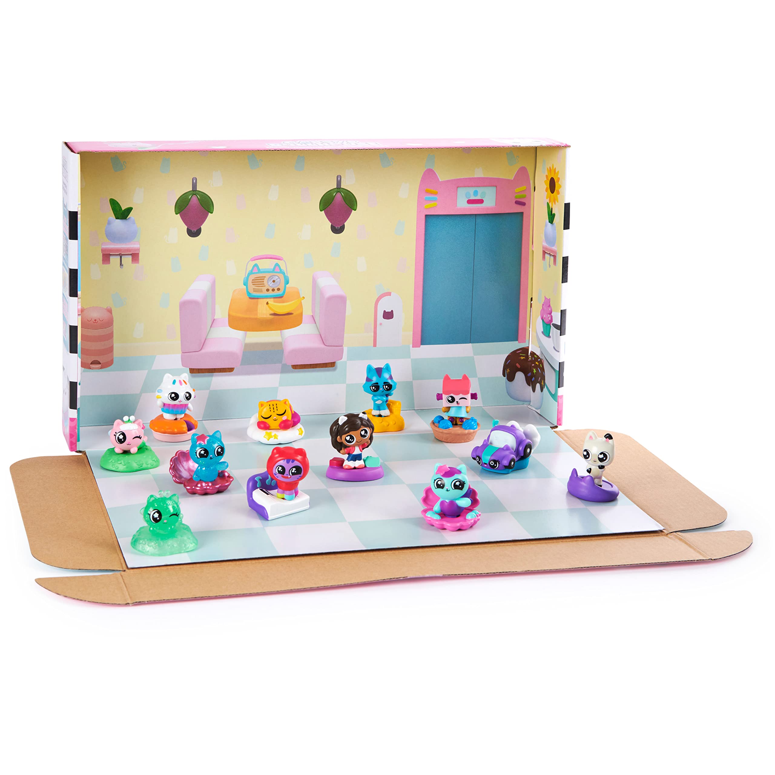 Gabby's Dollhouse, Meow-Mazing Mini Figures 12-Pack (Amazon Exclusive), Kids Toys for Ages 3 and up