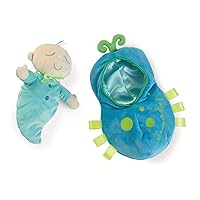 Manhattan Toy Snuggle Pod Snuggle Bug First Baby Doll with Cozy Sleep Sack for Ages 6 Months and Up