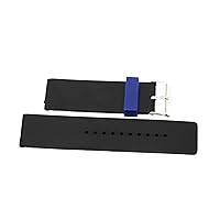 26MM Black Blue Rubber Sport Diver Waterproof Watch Band Strap FIT Invicta