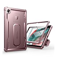 Dexnor Case for Samsung Galaxy Tab A8 10.5 Inch 2022, [Built in Screen Protector & Kickstand] Heavy Duty Shockproof Full Body Protective Cover for Galaxy Tab A8 Case-Pink