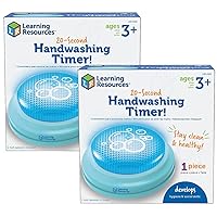 Learning Resources 20-Second Handwashing Timer, Children's Timer, Home & Classroom Sanitation, Ages 3+