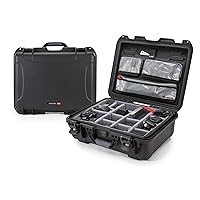 Nanuk 930 Waterproof Hard Case with Lid Organizer and Padded Divider - Black