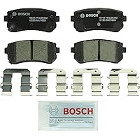 BOSCH BC1398 QuietCast Premium Ceramic Disc Brake Pad Set - Compatible With Select Hyundai ix35, Tucson; Kia Cadenza, Forte, Forte5, Sportage; REAR