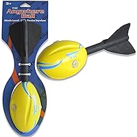 Anywhere Whistle Football - Makes Whistling Sound When Thrown - Made of Durable Foam Materials - Long Distance Throwing - for Boys and Girls Ages 3 Plus, Yellow