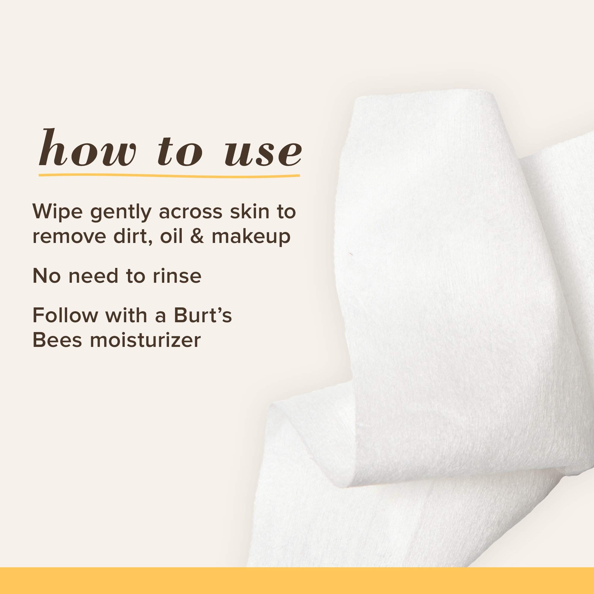Burt's Bees Face Wipes, Makeup Remover Facial Cleansing Towelettes for All Skin Types, 3 in 1 Hydrating Micellar Cleanser with Rose Water, 30 Count (Pack Of 3)
