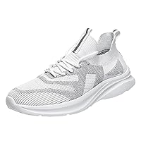 Walking Shoes for Men Sneaker Walking Shoes for Men Sneaker Men's Shoes Large Size Fashion Casual Mesh Breathable Lace Up Casual Shoes Running Shoes