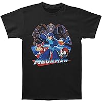 Men's Mega Man Mega Man Collage Slim Fit T-Shirt Black