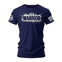 The Warrior Gym Shirts, Workout Weightlifting Muscle T-Shirts for Men