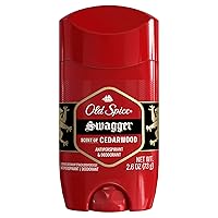 Old Spice Men's Antiperspirant & Deodorant Swagger Cedarwood Scent, Red Collection, 2.6 oz