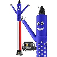 Air Dancers Inflatable Tube Man Complete Set with 1 HP Weather-Resistant Sky Dancer Blower