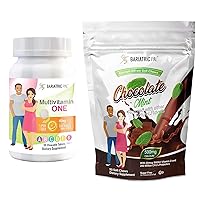 BariatricPal 30-Day Bariatric Vitamin Bundle (Multivitamin ONE 1 per Day! Chewable with 45mg Iron - Orange Citrus and Calcium Citrate Soft Chews 500mg with Probiotics - Chocolate Mint)