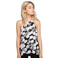 Volcom Women's Vol Dot Com Allover Print Bib Front Cami