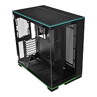 O11D EVO RGB E-ATX gaming dual chamber case - ARGB lighting strips - Up to 420mm radiator - Cable management - Front and side tempered glass panels - Reversible chassis (O11DERGBX.US)