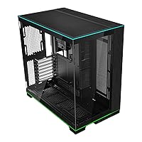 Lian Li O11D EVO RGB E-ATX gaming dual chamber case - ARGB lighting strips - Up to 420mm radiator - Cable management - Front and side tempered glass panels - Reversible chassis (O11DERGBX.US)