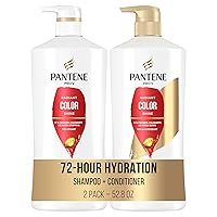 Pantene Shampoo, Conditioner and Hair Treatment Set, Radiant Color Shine, Safe for Color-Treated Hair