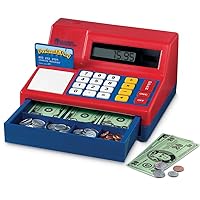 Learning Resources Pretend & Play Calculator Cash Register, 73 Pieces, 5 3/4