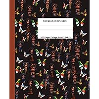 Fluttering Flags Butterfly Composition Book: College ruled Fluttering Flags Butterfly Composition Book: College ruled Paperback