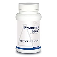 Bromelain Plus Lactose Free Dairy Free Digestive Support. Supports Healthy and Balanced Physiological Pathways, Muscle Relaxation and Comfort, Bromelain 2500 MCU g, Papain 100 Tabs