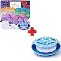Shower Steamers Aromatherapy Set 20 Pcs with 2 Shower Steamer Holders
