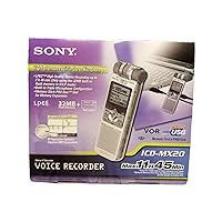 Sony ICD-MX20 Memory Stick Pro Duo Digital Voice Recorder
