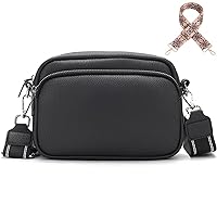 Small Crossbody Bag Purses for Women Shoulder Bags with Wide Guitar Strap Satchel Bags Hobo Bags Leather Handbag