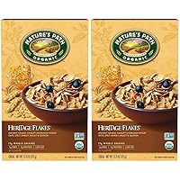 Nature's Path Organic - Cereal Heritage Flakes Whole Grains High Fiber - 13.25 oz. (Pack of 2)