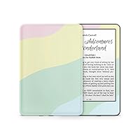Compatible with Amazon Kindle Skin, Decal for Kindle Wrap Retro Wave Soft Pastels (Kindle Gen 10)