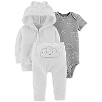 Carter's Baby Boys & Baby Girls 3-Pc. Happy Cloud Jacket, Pants & Bodysuit Set