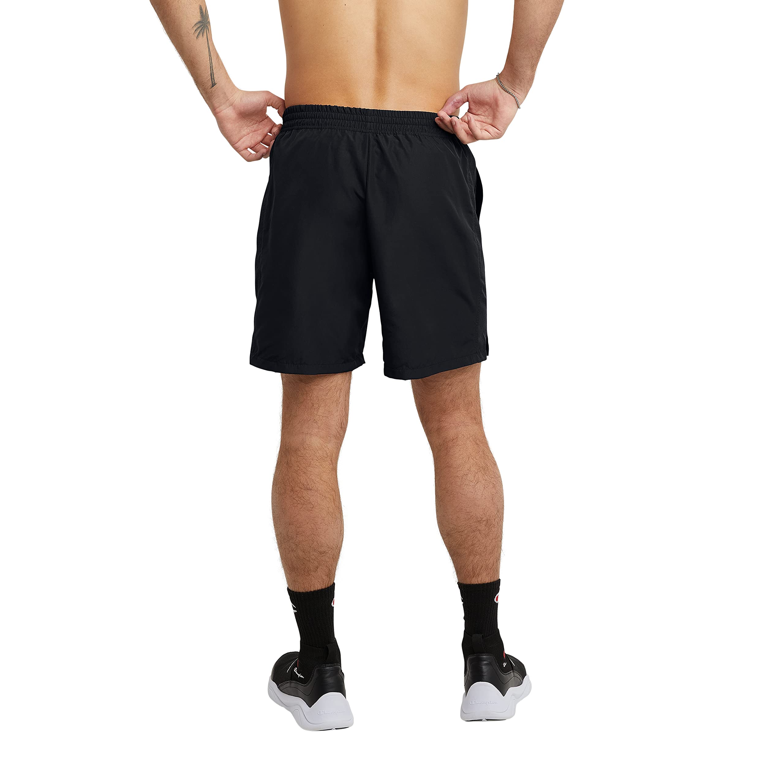 Champion Men's Athletic Shorts, Unlined Shorts, Lightweight Mid-Length Basketball Shorts, 7