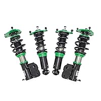 Rev9 R9-HS2-004_2 Hyper-Street II Coilover Suspension Lowering Kit, Mono-Tube Shock w/ 32 Click Rebound Setting, Full Length Adjustable, compatible with Scion FR-S (ZN6) 2013-16