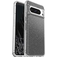 OtterBox Google Pixel 8 Pro Symmetry Series Clear Case - STARDUST (Clear/Glitter), Ultra-Sleek, Wireless Charging Compatible, Raised Edges Protect Camera & Screen (Ships in Polybag)